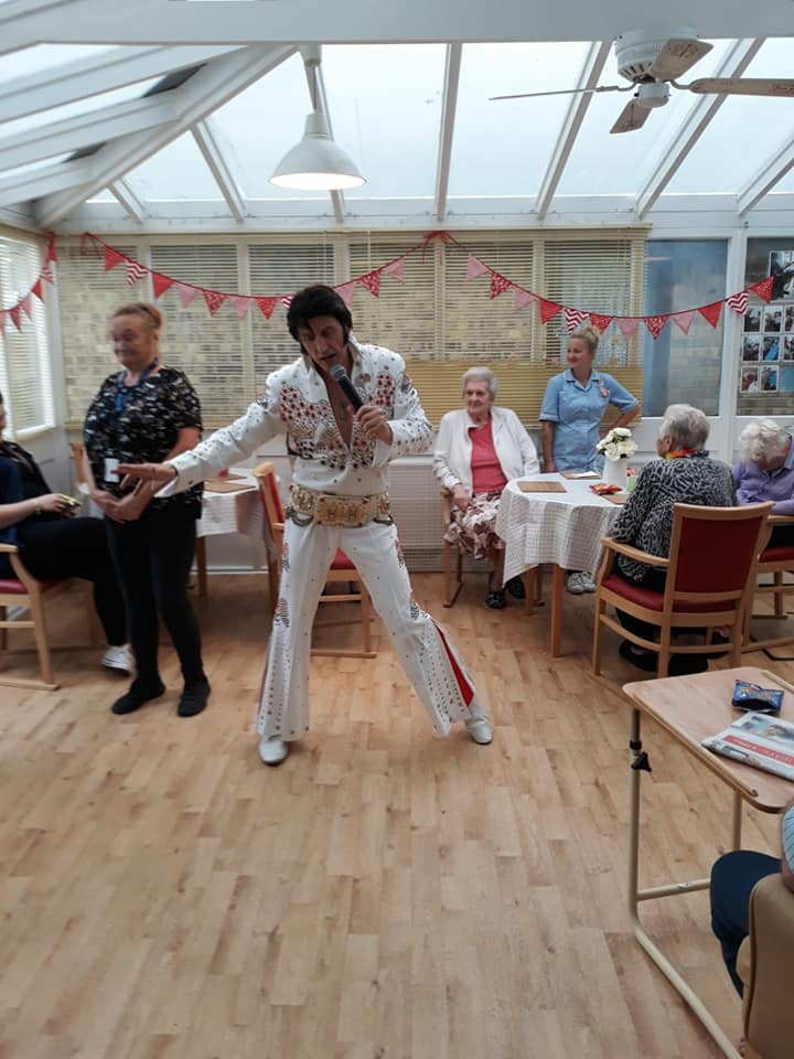 Nursing care home Elvis Impersonator